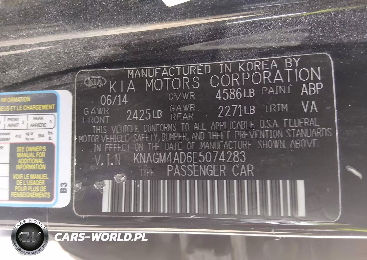 2014 Kia Optima Hybrid Lx VIN:KNAGM4AD6E5074283 - 9
