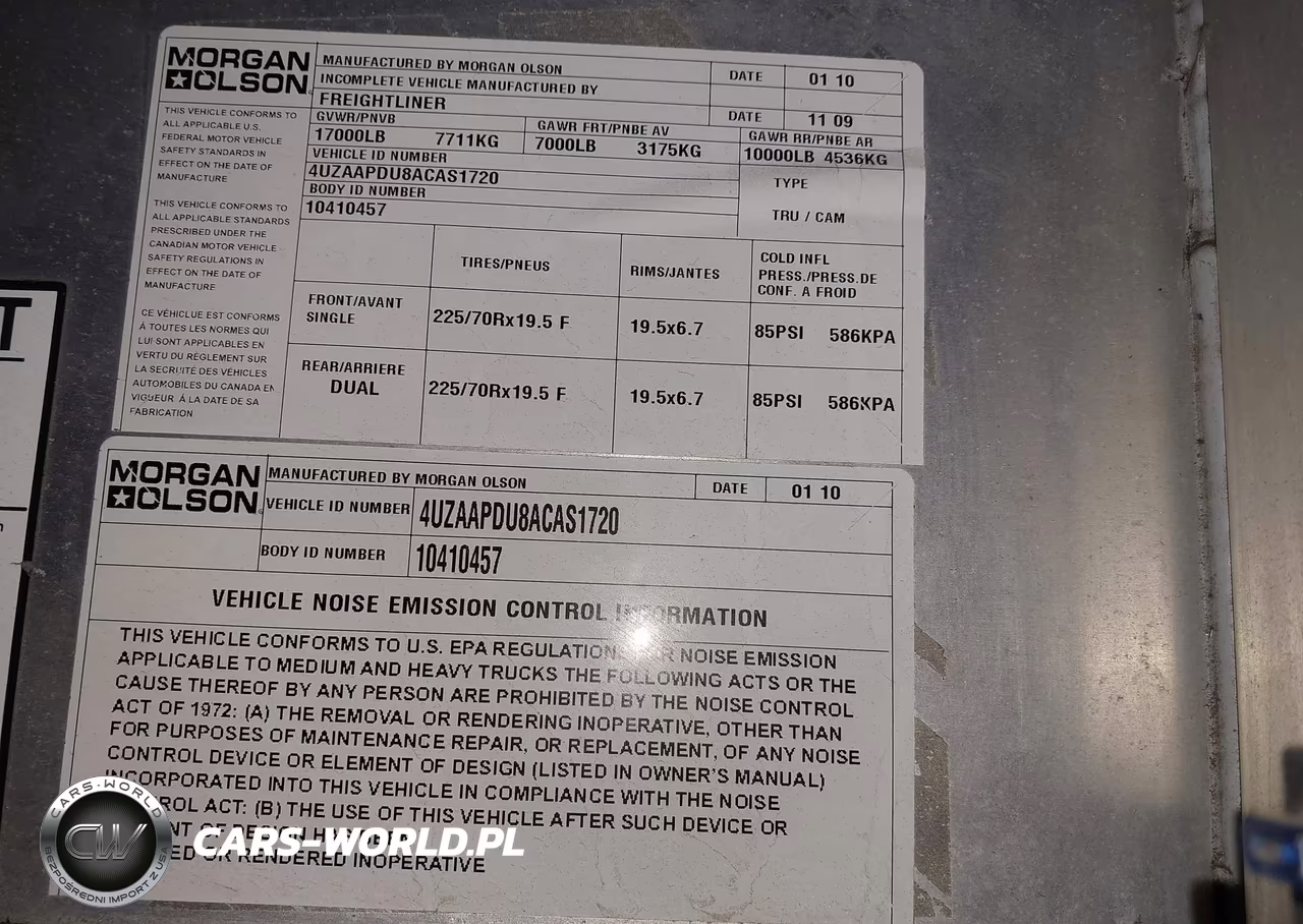 2010 Freightliner Chassis M Line Walk-In Van VIN:4UZAAPDU8ACAS1720 - 8
