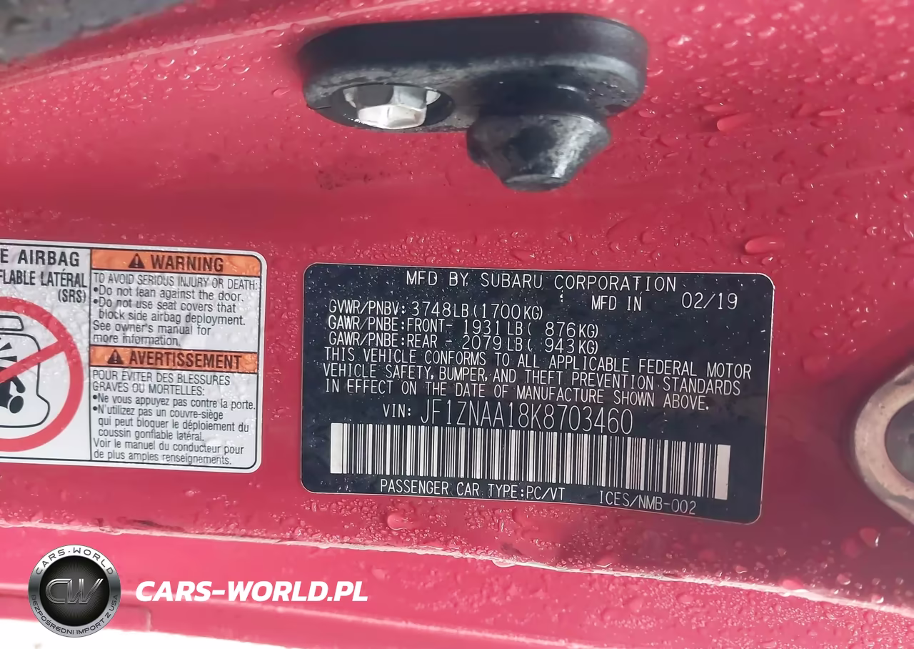2019 Toyota 86 VIN:JF1ZNAA18K8703460 - 9