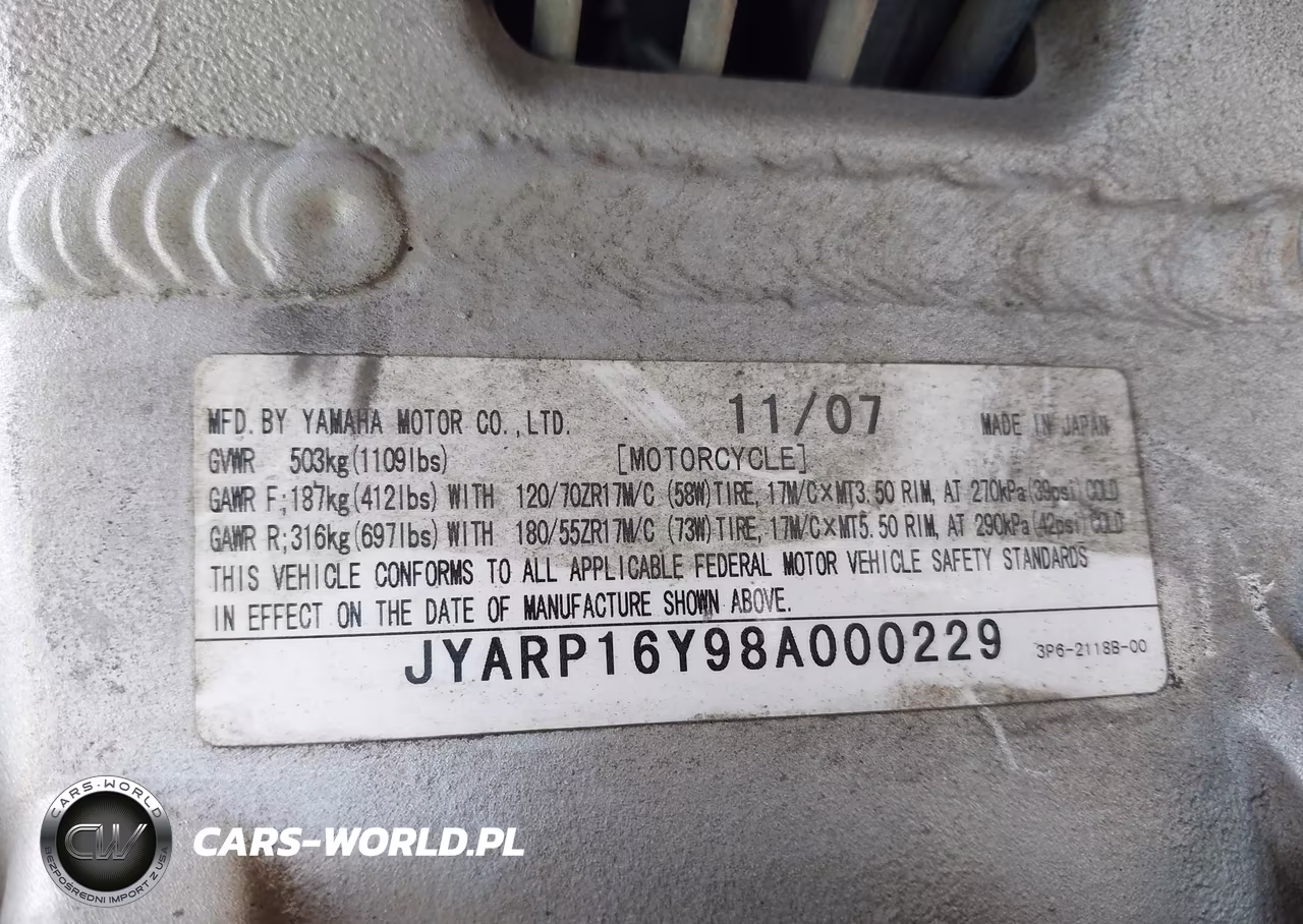 2008 Yamaha Fjr1300 As VIN:JYARP16Y98A000229 - 10