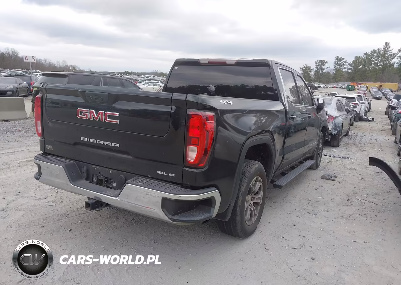 2021 GMC Sierra 1500 4Wd Short Box Sle VIN:3GTU9BET6MG273001 - 4