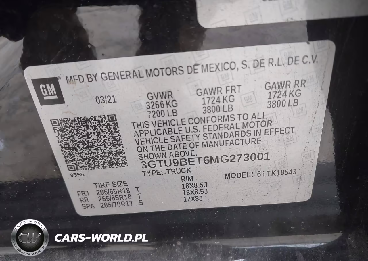 2021 GMC Sierra 1500 4Wd Short Box Sle VIN:3GTU9BET6MG273001 - 9
