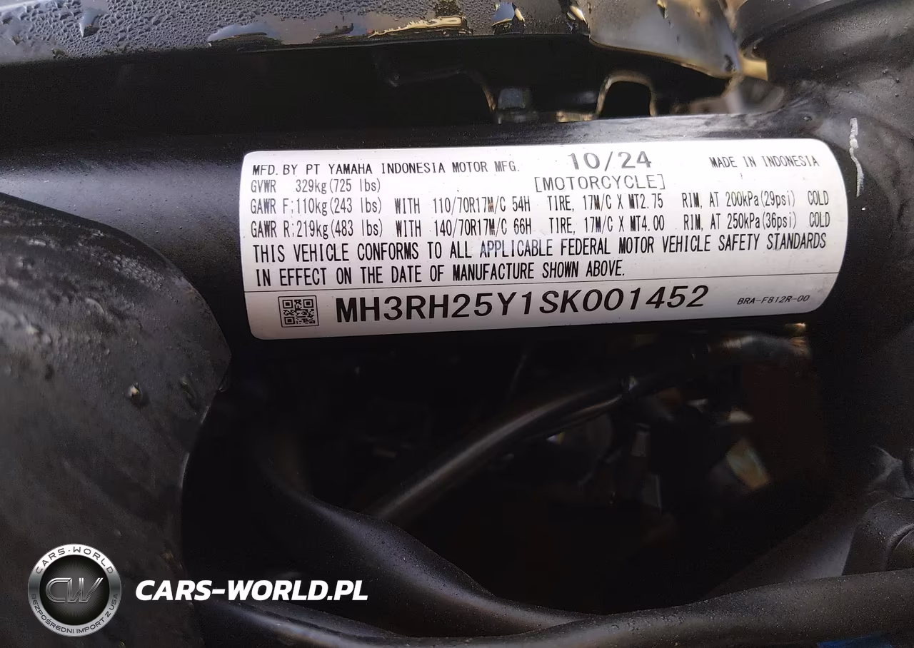 2025 Yamaha Yfz320 Ac VIN:MH3RH25Y1SK001452 - 10