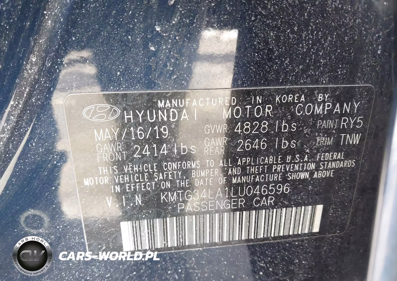 2020 Genesis G70 2.0T Awd VIN:KMTG34LA1LU046596 - 9