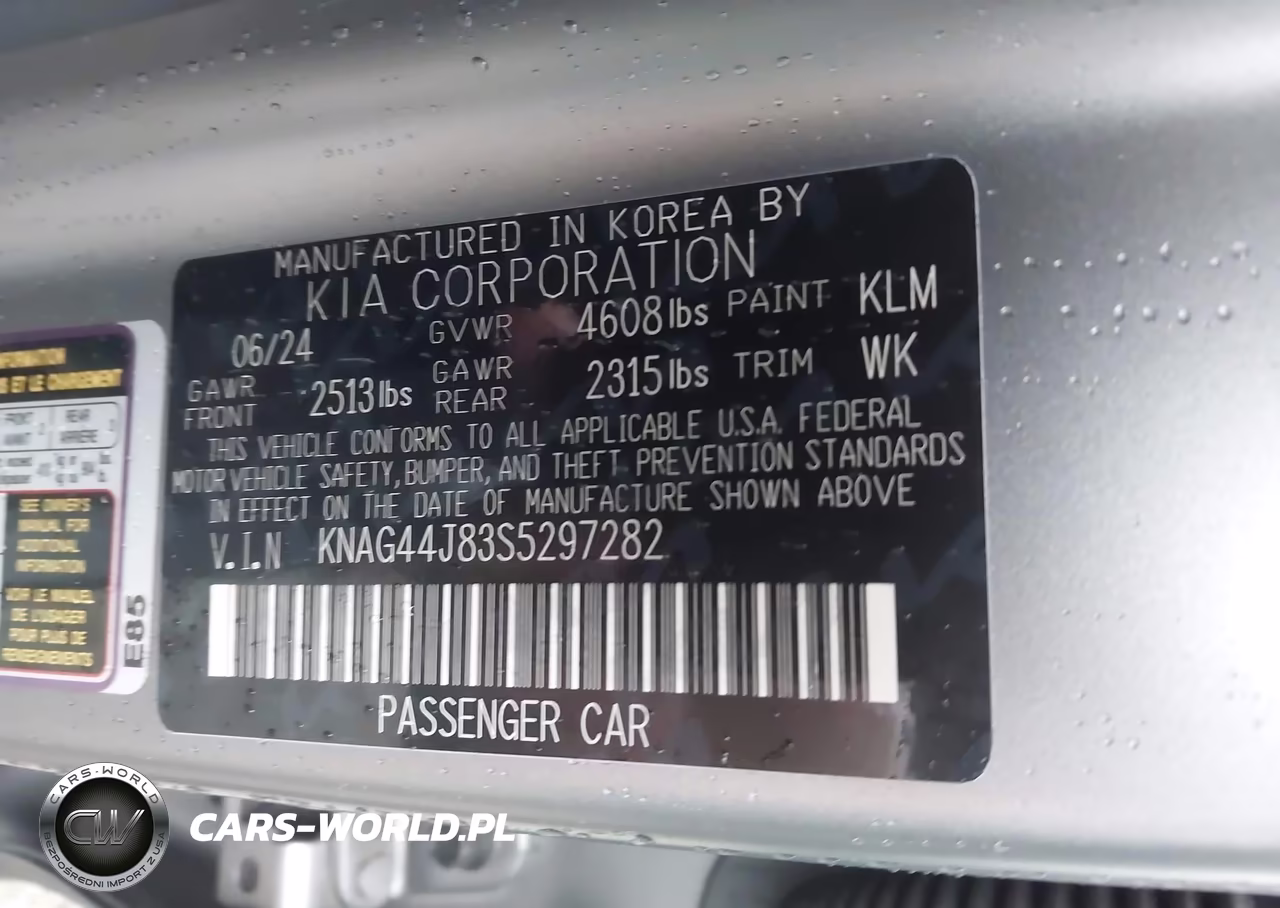 2025 Kia K5 Gt VIN:KNAG44J83S5297282 - 9