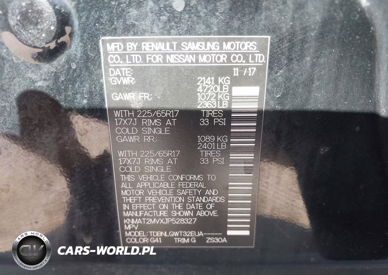 2018 Nissan Rogue Sv VIN:KNMAT2MVXJP528327 - 9