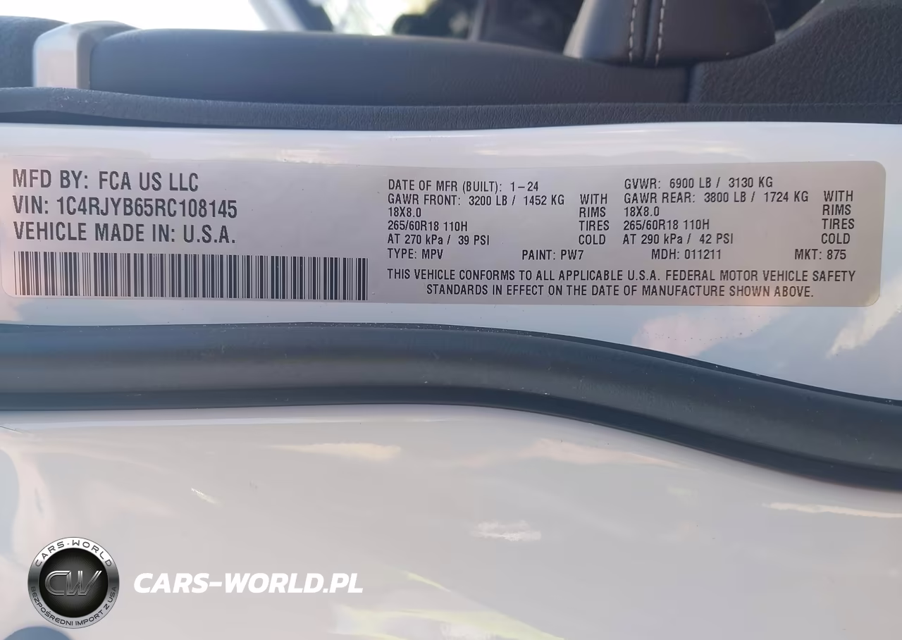 2024 Jeep Grand Cherokee 4Xe VIN:1C4RJYB65RC108145 - 9