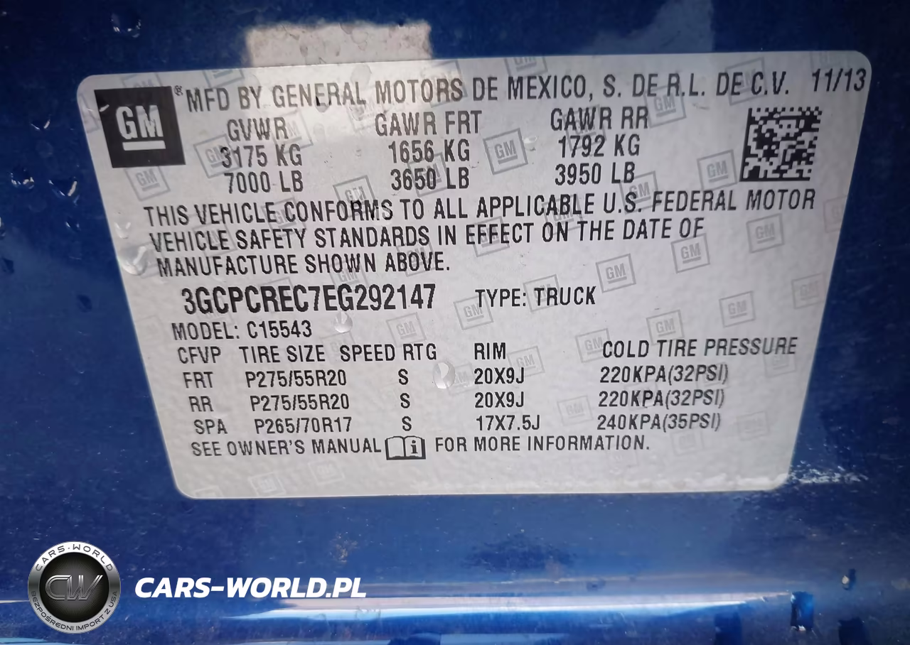 2014 Chevrolet Silverado 1500 1Lt VIN:3GCPCREC7EG292147 - 9