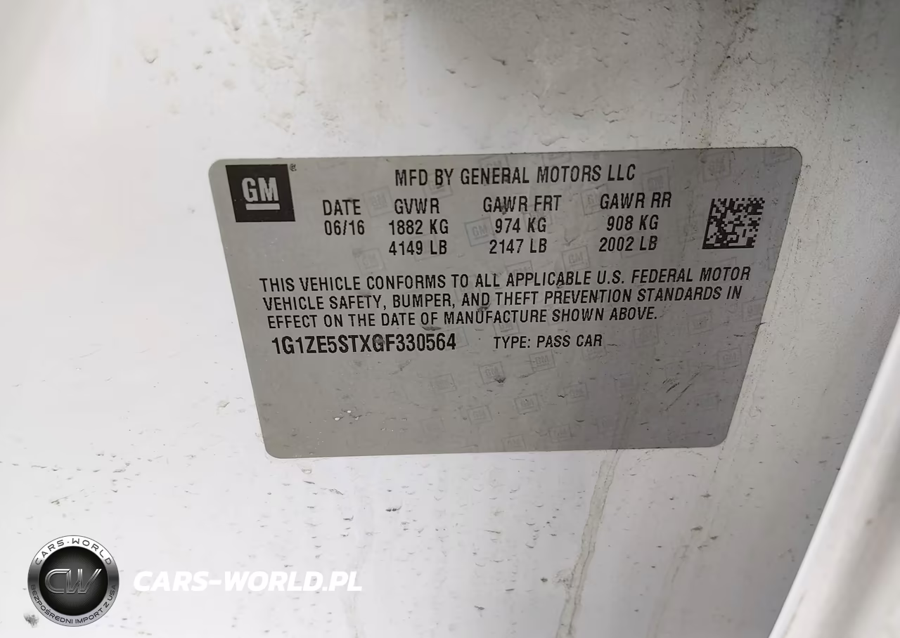2016 Chevrolet Malibu 1Lt VIN:1G1ZE5STXGF330564 - 9