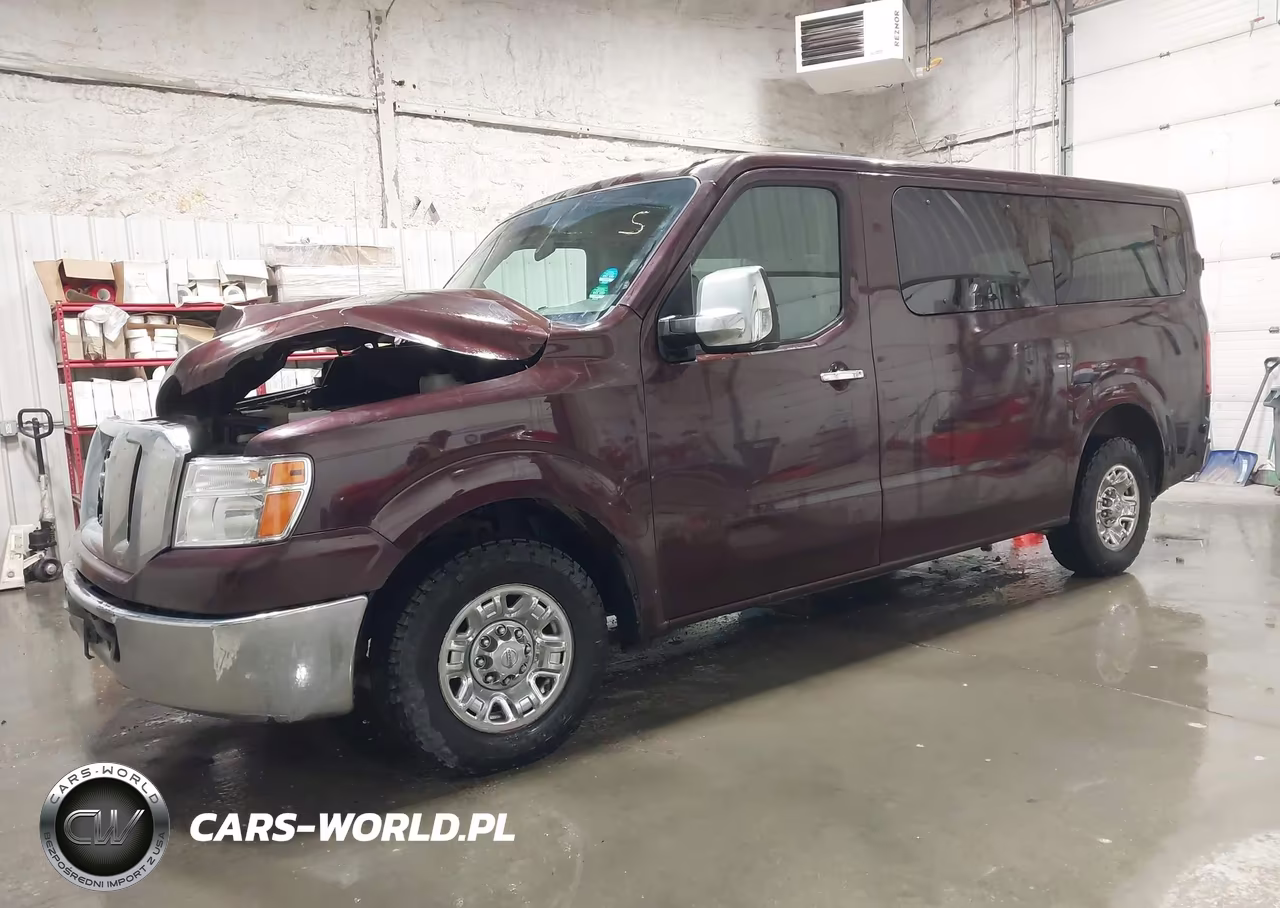 2013 Nissan Nv Passenger Nv3500 Hd Sv V8 VIN:5BZAF0AAXDN200578 - 2