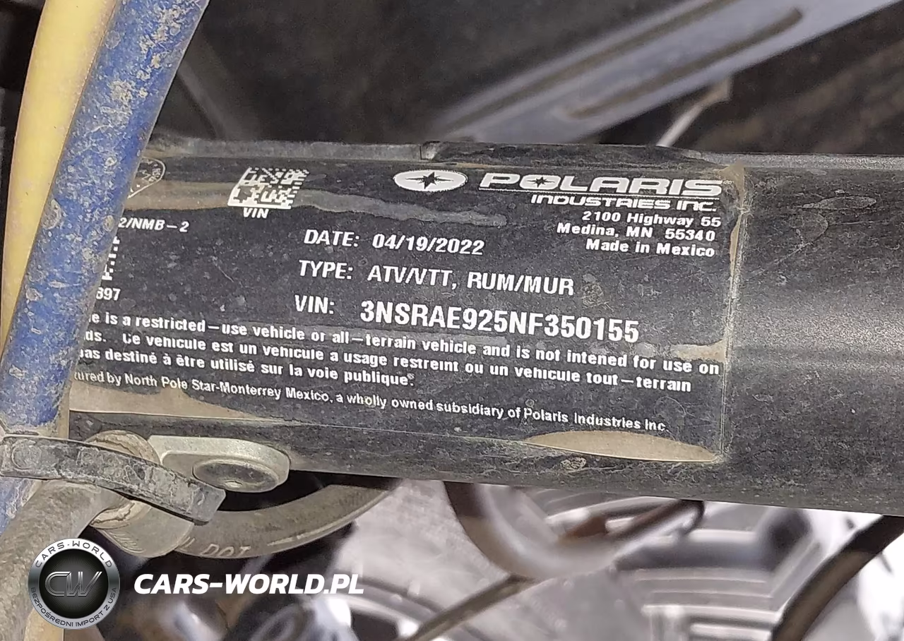 2022 Polaris Rzr Pro Xp Sport VIN:3NSRAE925NF350155 - 10
