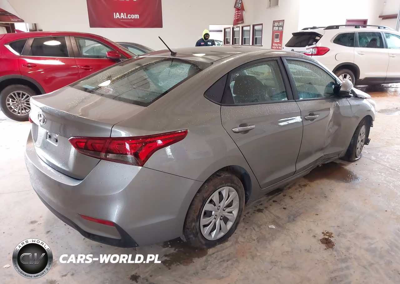 2022 Hyundai Accent Se VIN:3KPC24A63NE157246 - 4