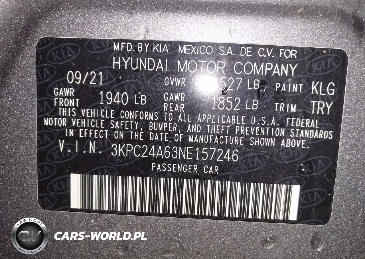 2022 Hyundai Accent Se VIN:3KPC24A63NE157246 - 9