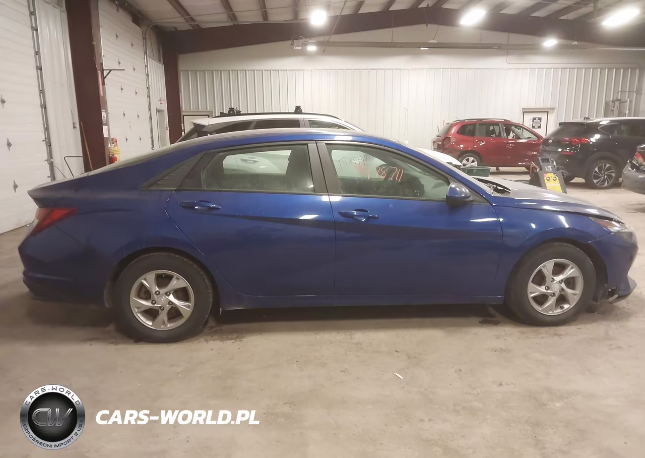 2021 Hyundai Elantra Se VIN:KMHLL4AG7MU173127 - 13
