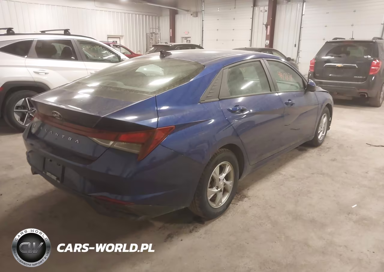 2021 Hyundai Elantra Se VIN:KMHLL4AG7MU173127 - 4