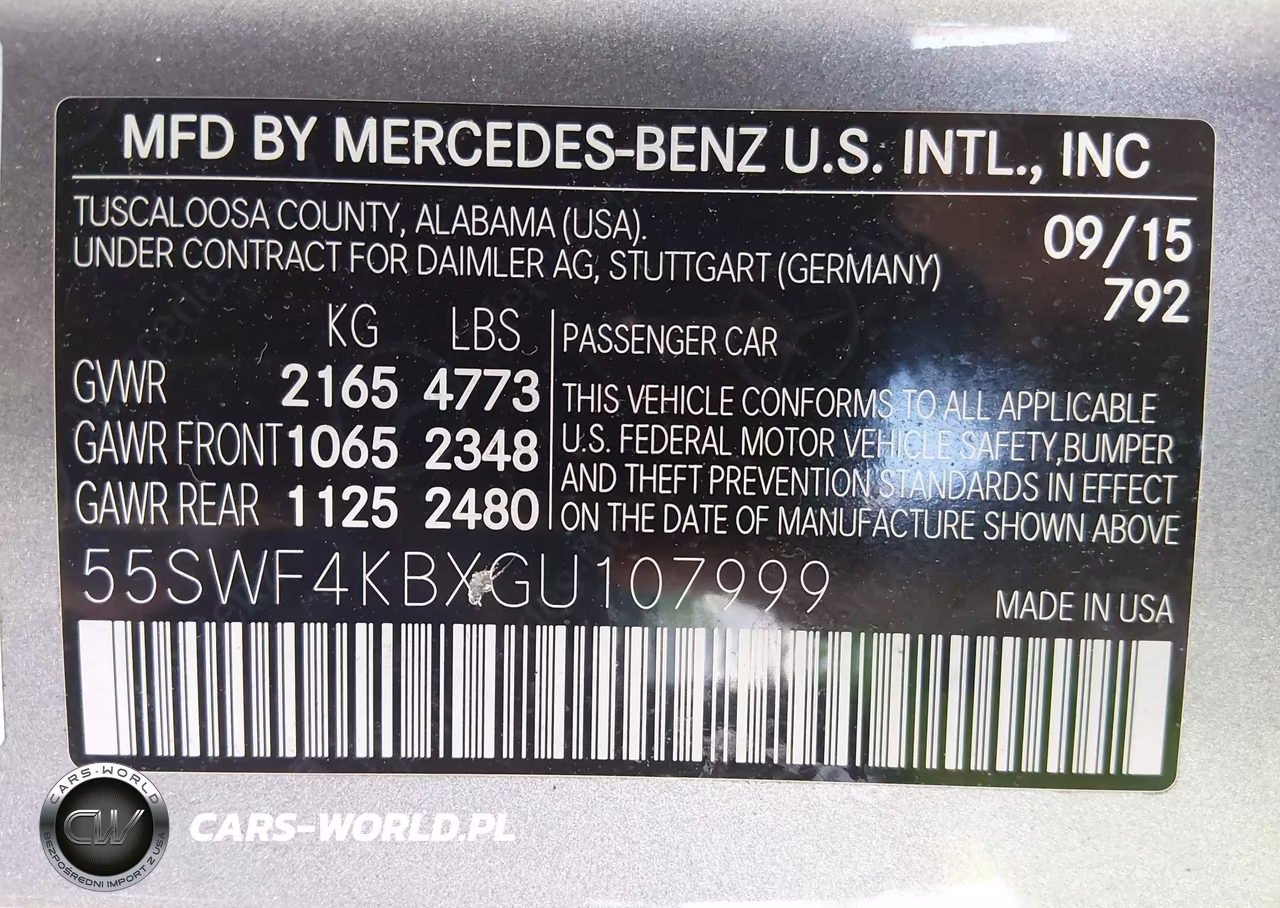 2016 Mercedes-Benz C 300 4Matic VIN:55SWF4KBXGU107999 - 9