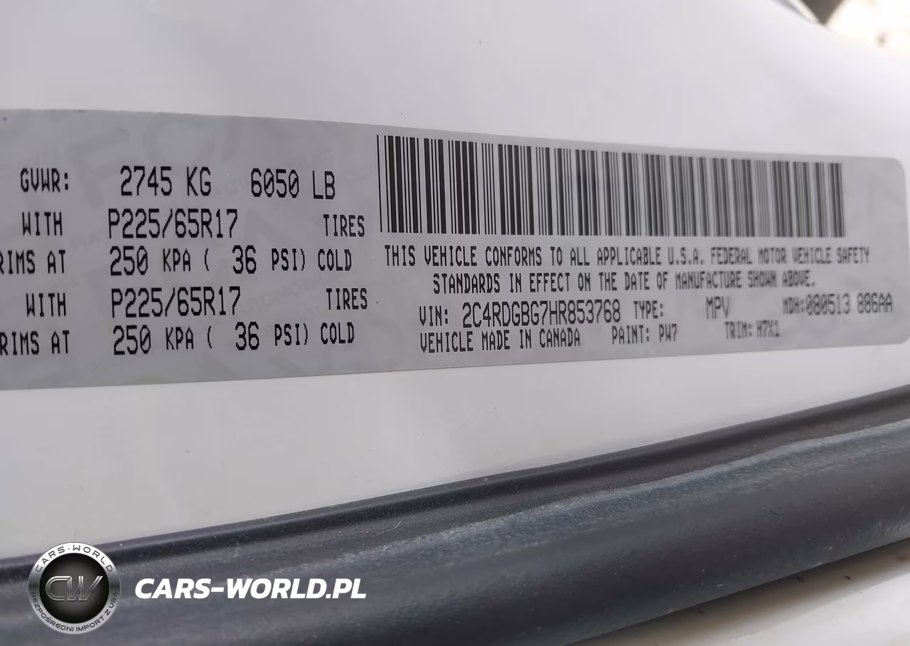 2017 Dodge Grand Caravan Se VIN:2C4RDGBG7HR853768 - 9