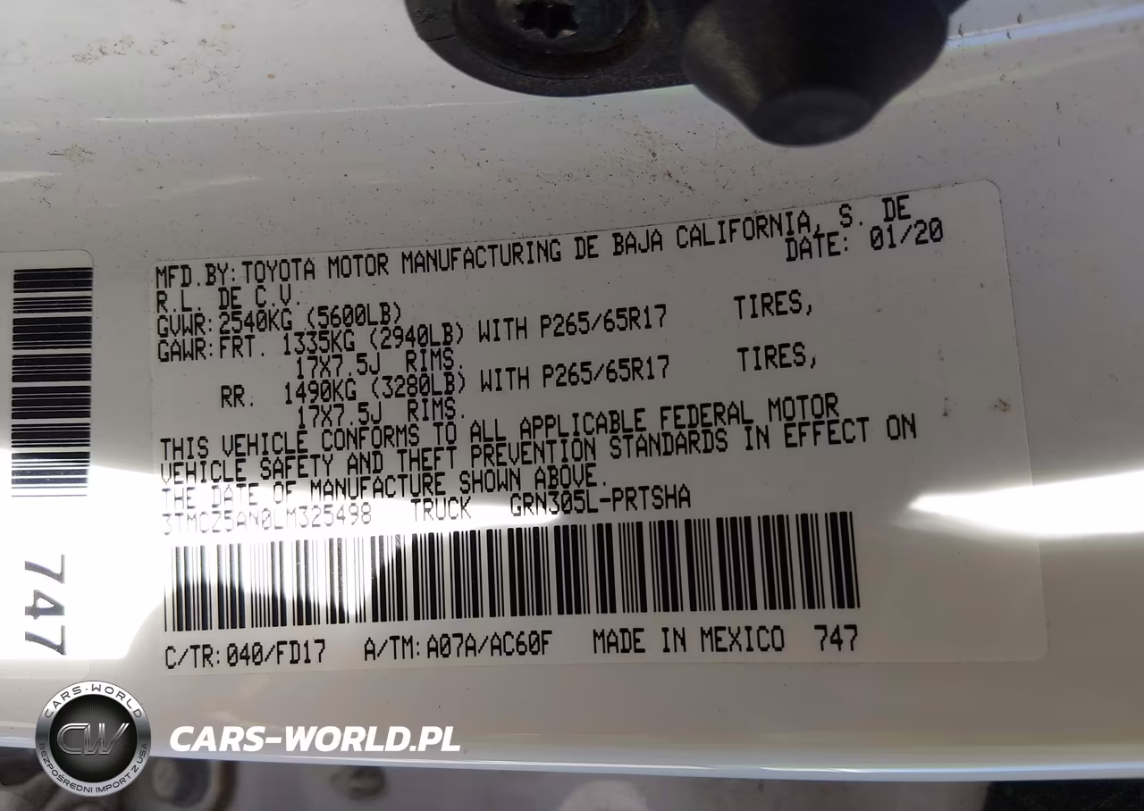 2020 Toyota Tacoma Trd Sport VIN:3TMCZ5AN0LM325498 - 9