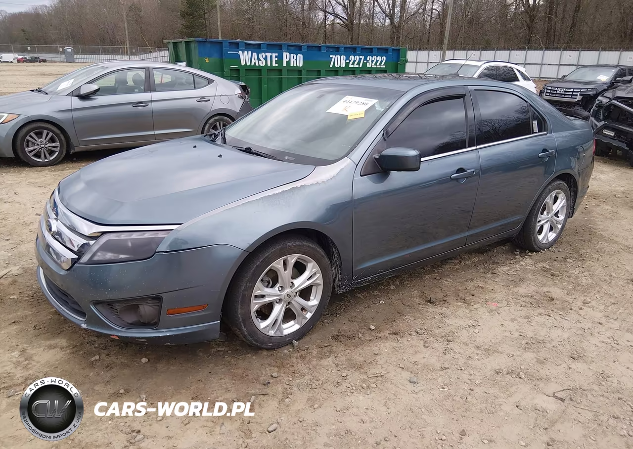 2012 Ford Fusion Se VIN:3FAHP0HA1CR267301 - 2