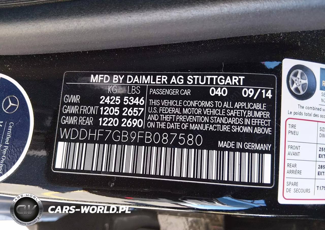 2015 Mercedes-Benz E 63 Amg S 4Matic VIN:WDDHF7GB9FB087580 - 9