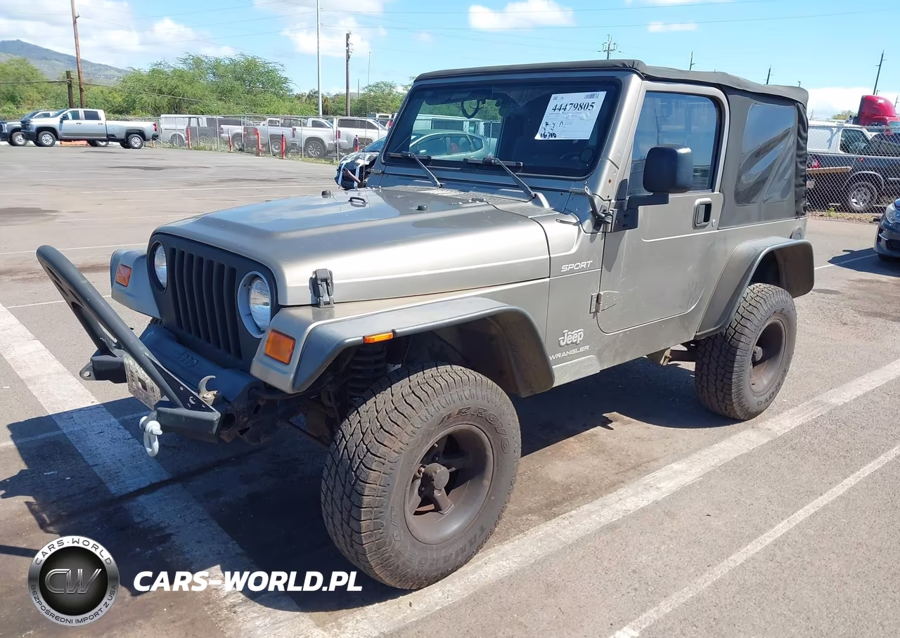 2003 Jeep Wrangler Sport VIN:1J4FA49S53P372832 - 2