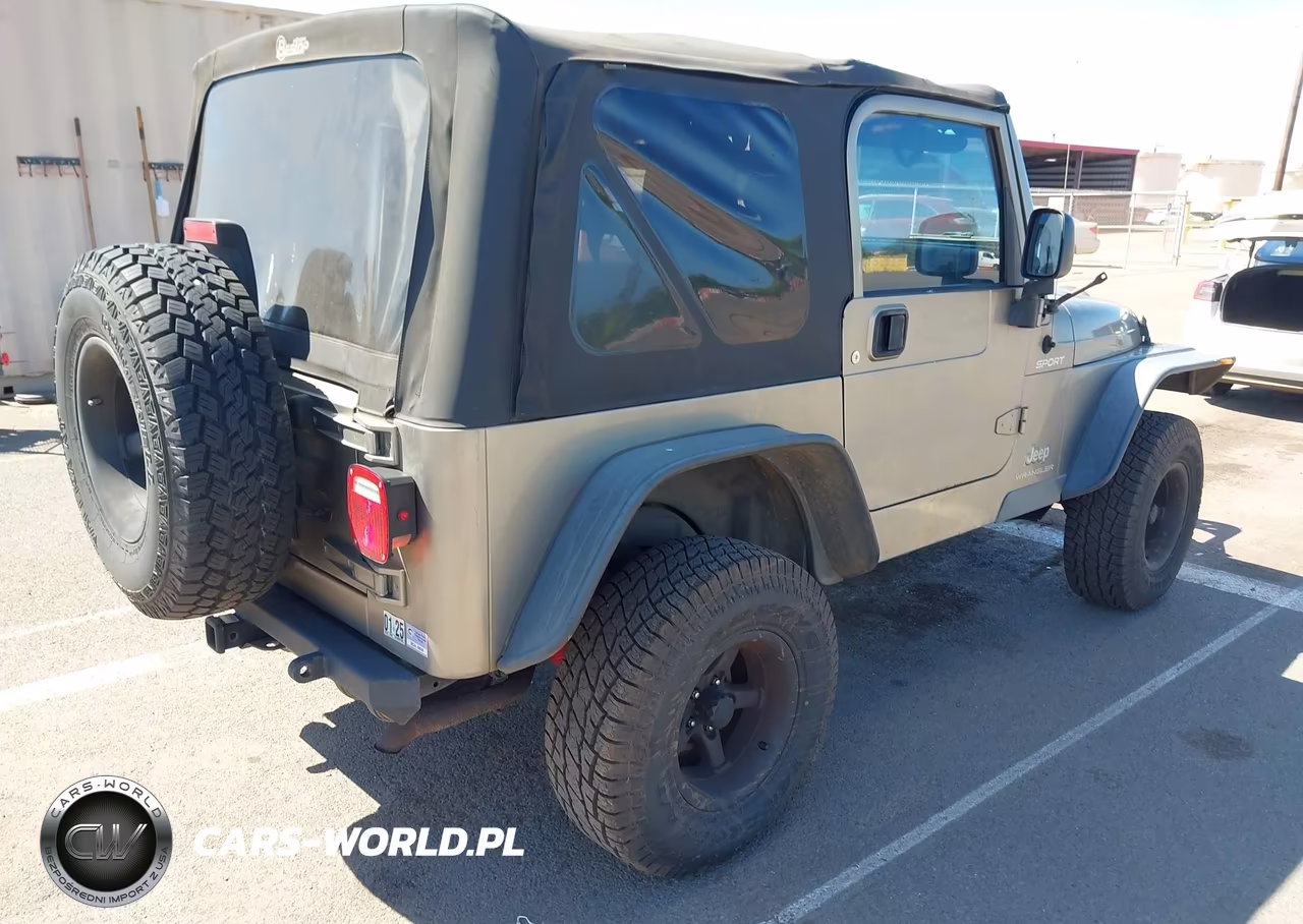 2003 Jeep Wrangler Sport VIN:1J4FA49S53P372832 - 4