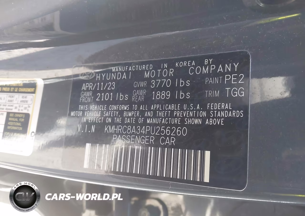 2023 Hyundai Venue Sel VIN:KMHRC8A34PU256260 - 9
