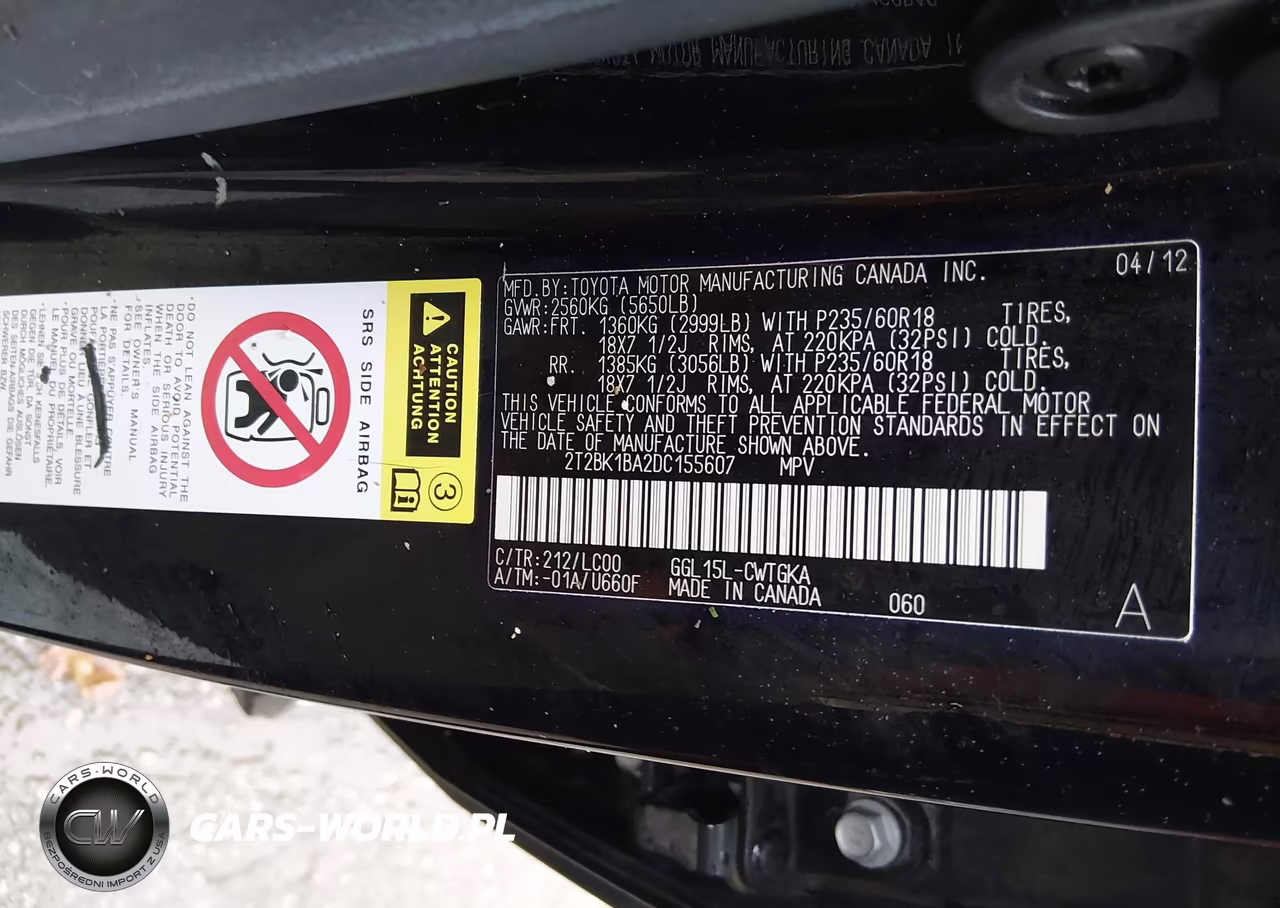 2013 Lexus Rx 350 VIN:2T2BK1BA2DC155607 - 9