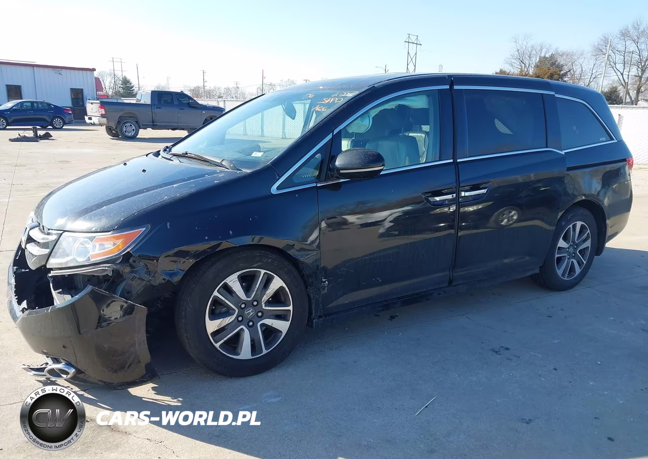 2014 Honda Odyssey Touring-Touring Elite VIN:5FNRL5H92EB015736 - 2