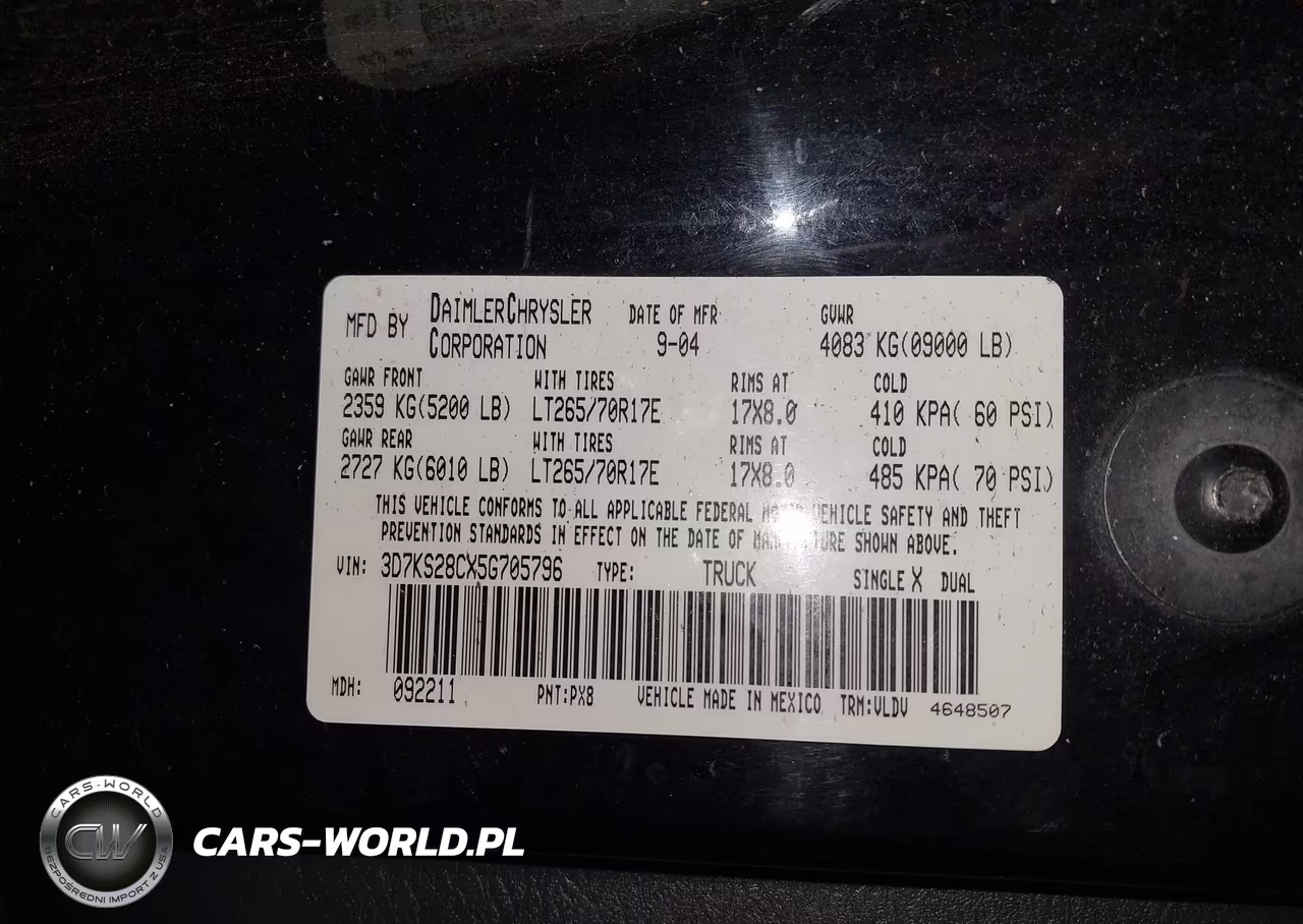 2005 Dodge Ram 2500 Slt-Laramie VIN:3D7KS28CX5G705796 - 9