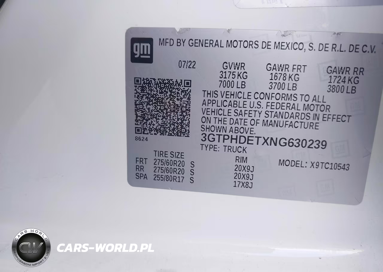 2022 GMC Sierra 1500 2Wd Short Box Slt VIN:3GTPHDETXNG630239 - 9