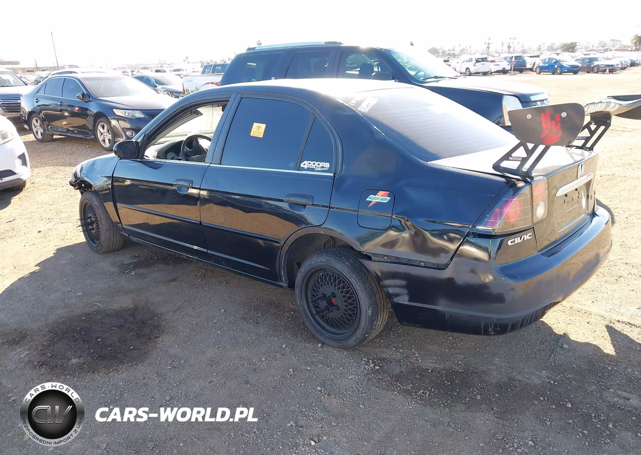 2002 Honda Civic Ex VIN:2HGES26762H570133 - 3