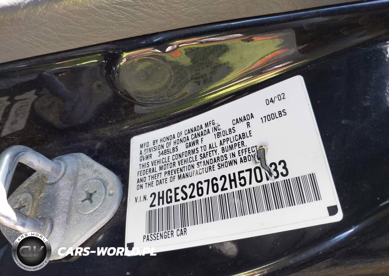 2002 Honda Civic Ex VIN:2HGES26762H570133 - 9