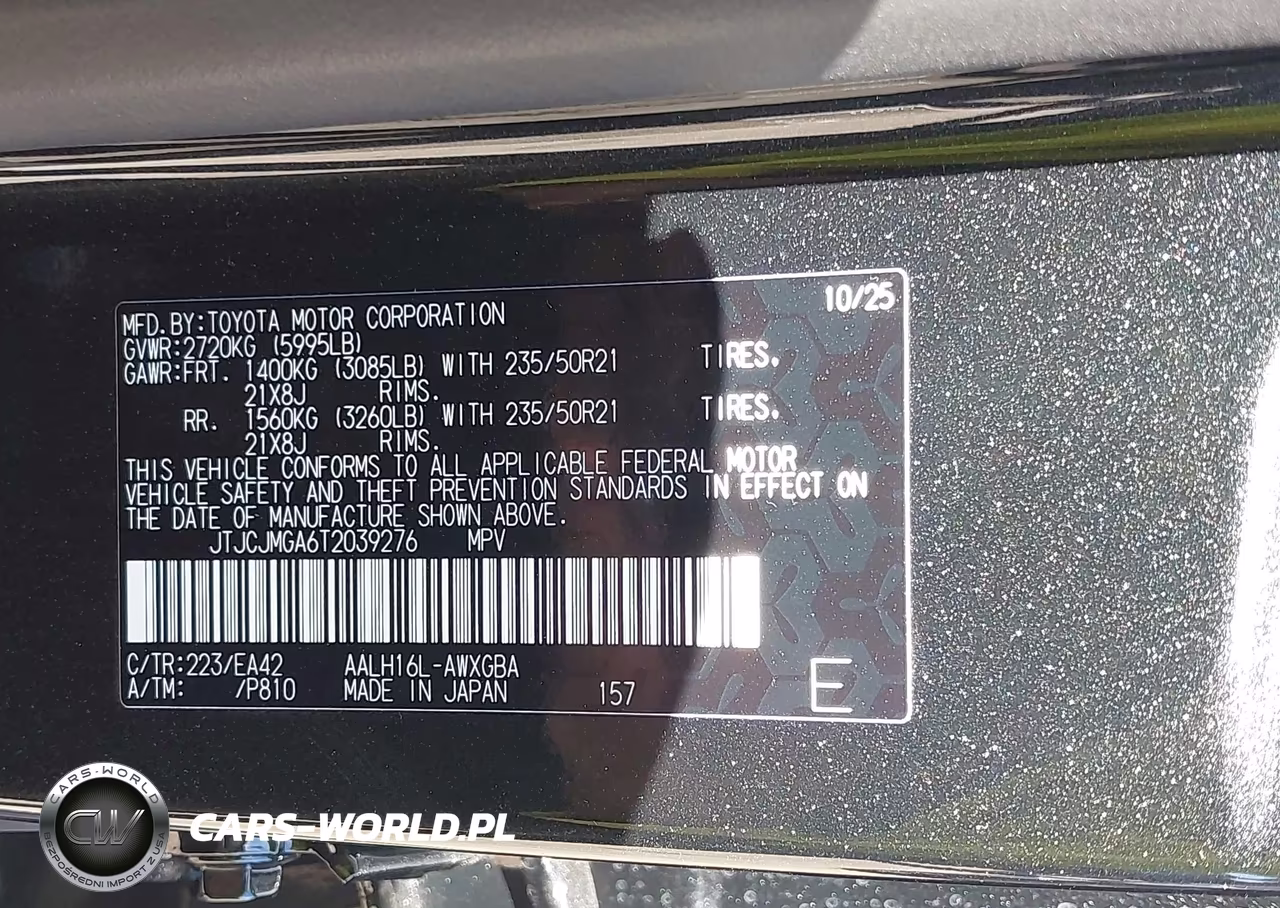 2026 Lexus Rx 450H+ Premium VIN:JTJCJMGA6T2039276 - 9