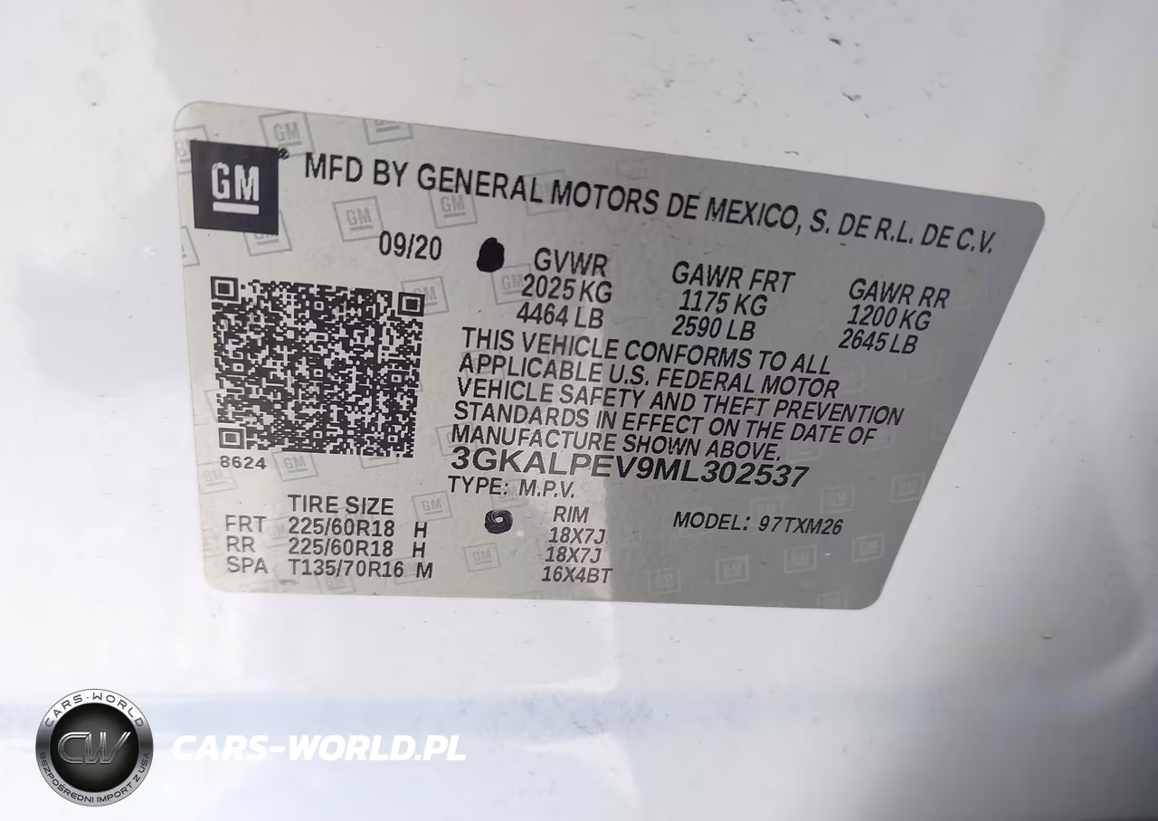 2021 GMC Terrain Fwd Slt VIN:3GKALPEV9ML302537 - 9