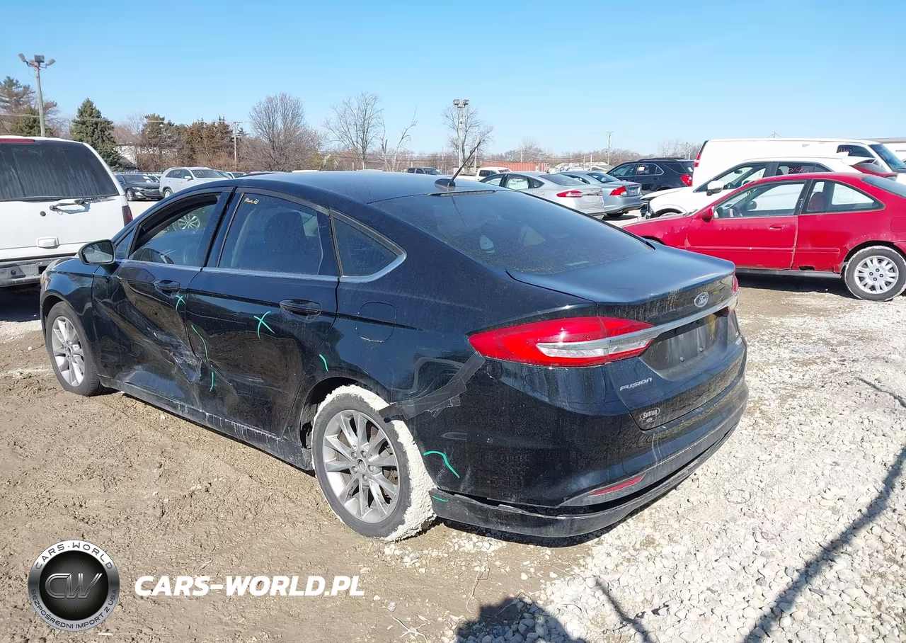 2017 Ford Fusion Se VIN:3FA6P0HD4HR240893 - 3