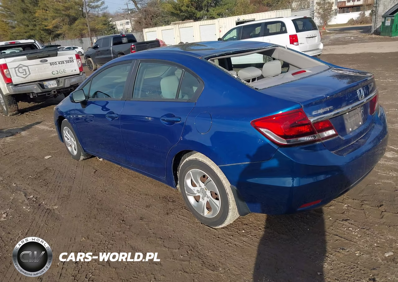 2014 Honda Civic Lx VIN:19XFB2F58EE271678 - 3