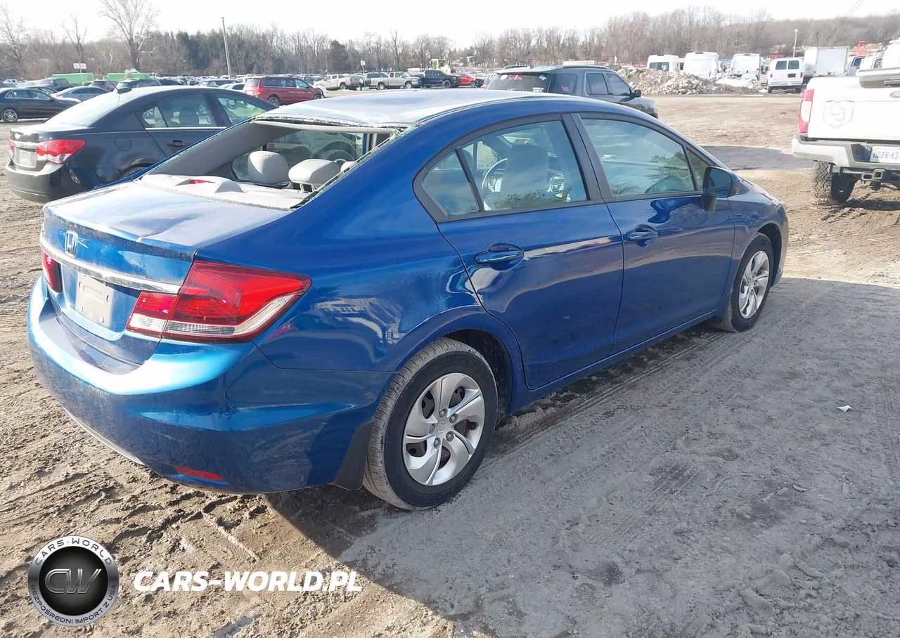 2014 Honda Civic Lx VIN:19XFB2F58EE271678 - 4