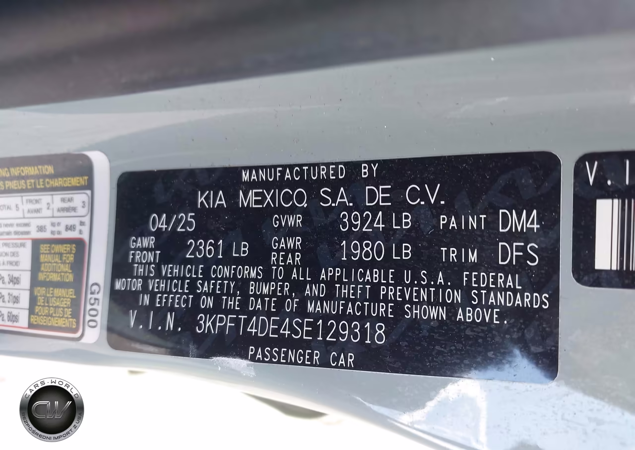 2025 Kia K4 Lxs VIN:3KPFT4DE4SE129318 - 9