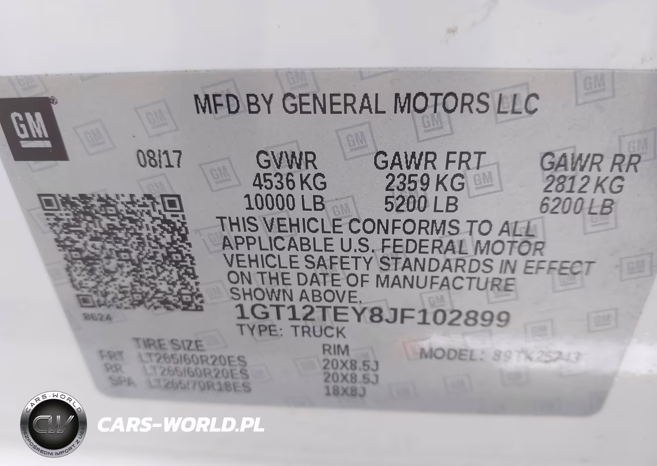 2018 GMC Sierra 2500Hd Slt VIN:1GT12TEY8JF102899 - 9