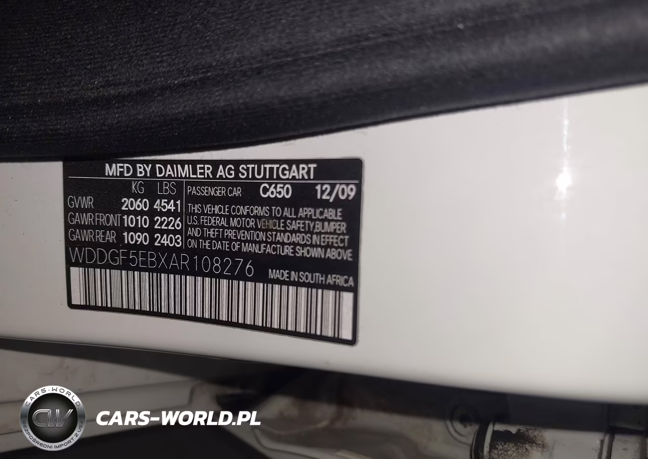 2010 Mercedes-Benz C 300 Luxury-Sport VIN:WDDGF5EBXAR108276 - 9