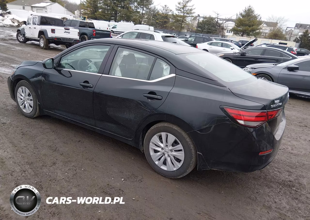 2020 Nissan Sentra S Xtronic Cvt VIN:3N1AB8BV7LY278297 - 3