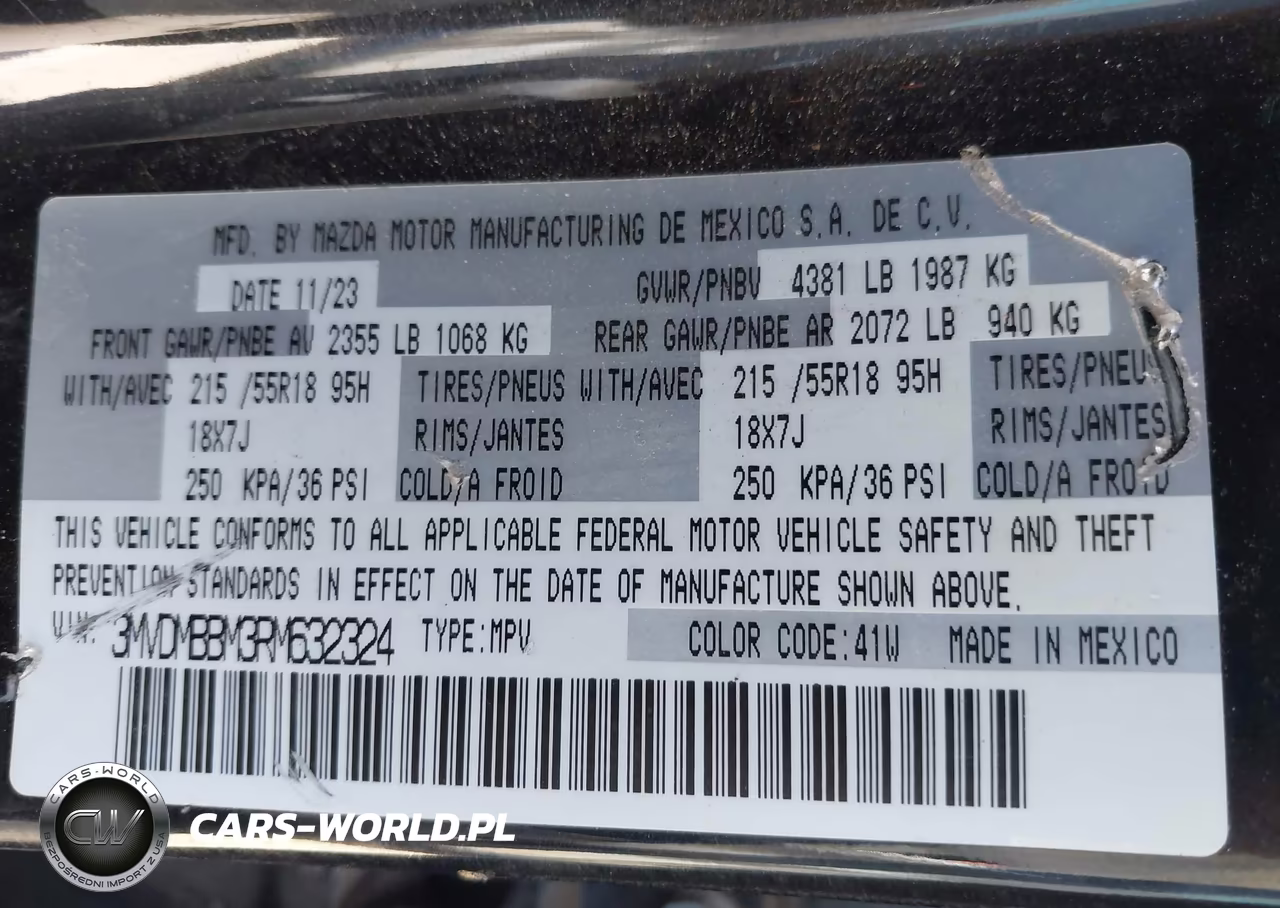 2024 Mazda Cx-30 2.5 S Select Sport VIN:3MVDMBBM3RM632324 - 9