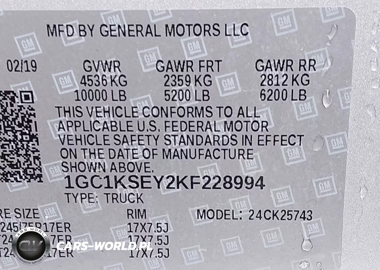 2019 Chevrolet Silverado 2500Hd Lt VIN:1GC1KSEY2KF228994 - 9