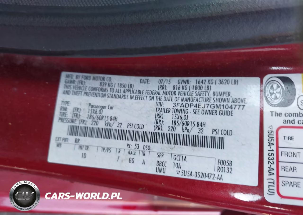 2016 Ford Fiesta Se VIN:3FADP4EJ7GM104777 - 9