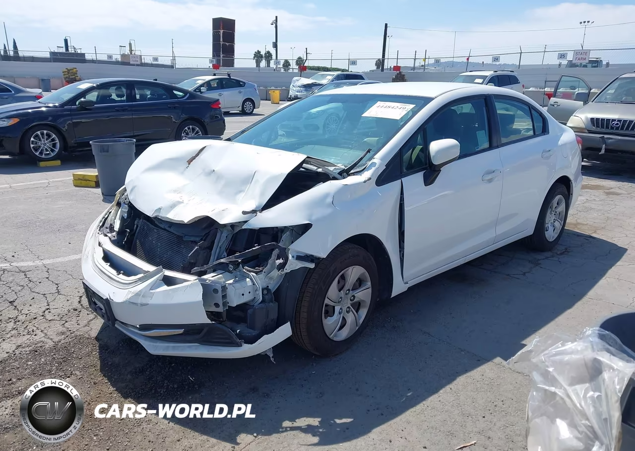 2015 Honda Civic Lx VIN:19XFB2F54FE701630 - 2