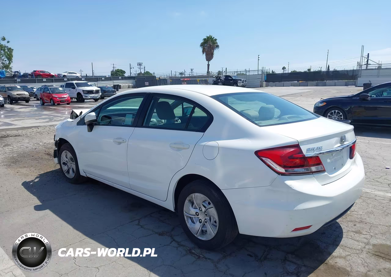 2015 Honda Civic Lx VIN:19XFB2F54FE701630 - 3