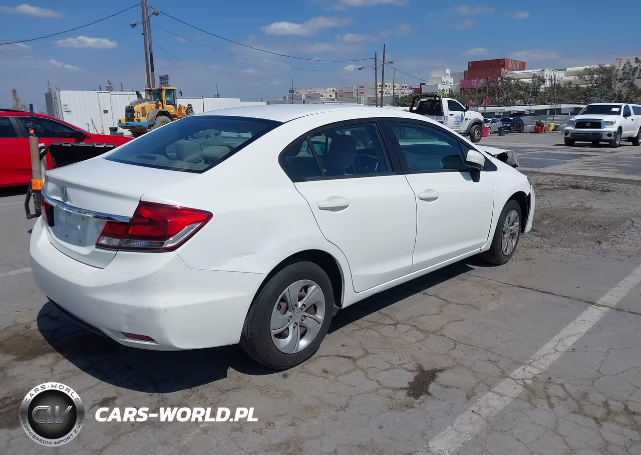 2015 Honda Civic Lx VIN:19XFB2F54FE701630 - 4