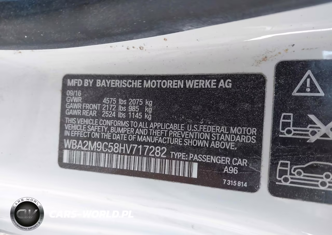 2017 BMW 230I xDrive VIN:WBA2M9C58HV717282 - 9
