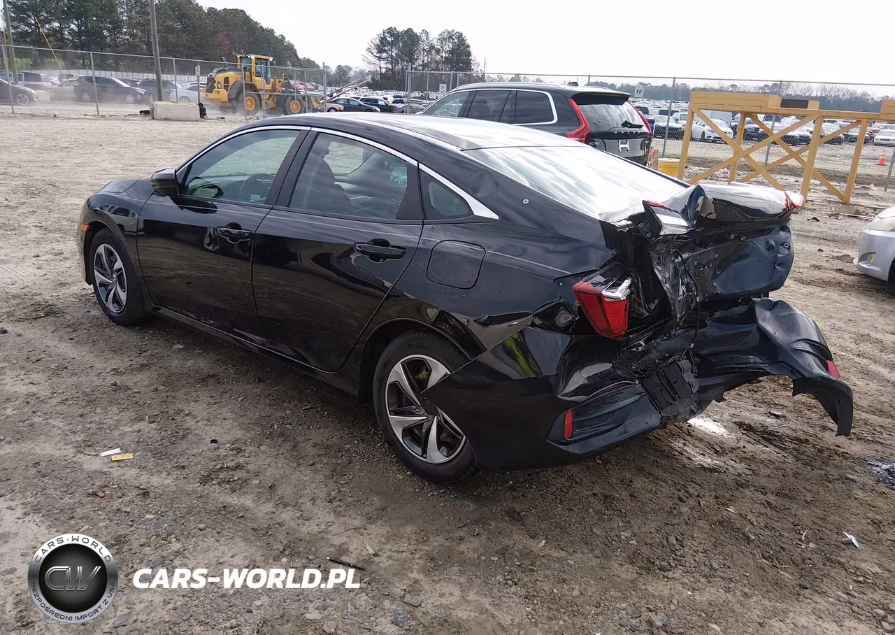 2019 Honda Civic Lx VIN:19XFC2F63KE026224 - 3